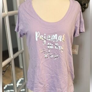 Simple Pleasures Lavender Pajama Top